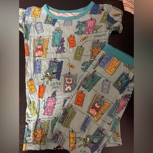 Little Sleepies size 7/8 - Monsters Inc